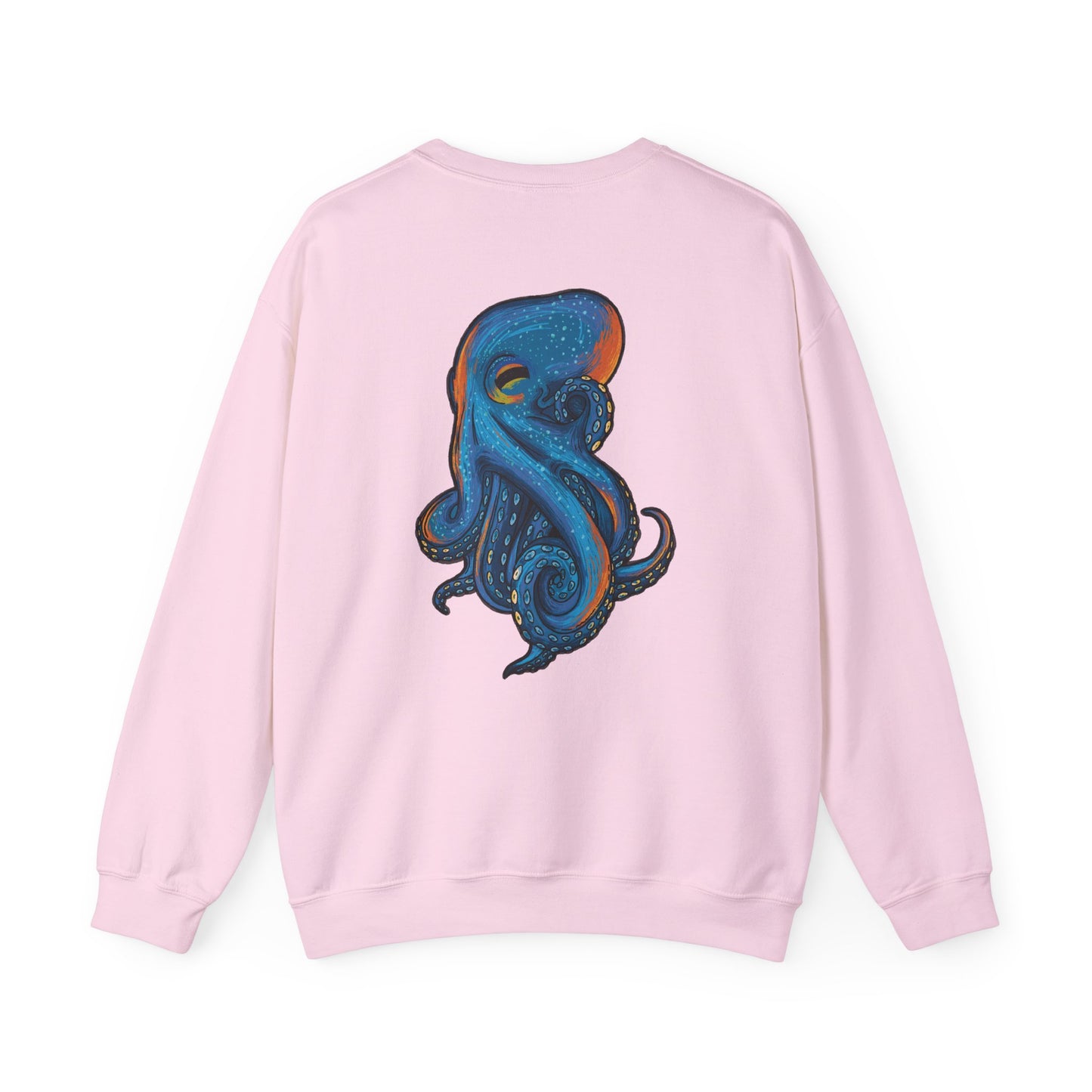 Octopus Sweatshirt, Sea Creature Design, Colorful Pullover, Ocean Lover Gift, Hand Drawn Design