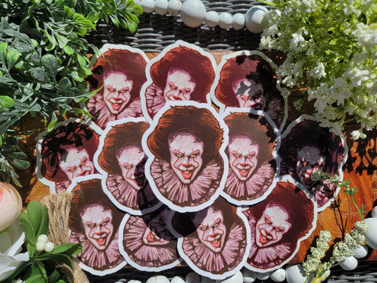 Horror Design, Pennywise Waterproof Vinyl Sticker