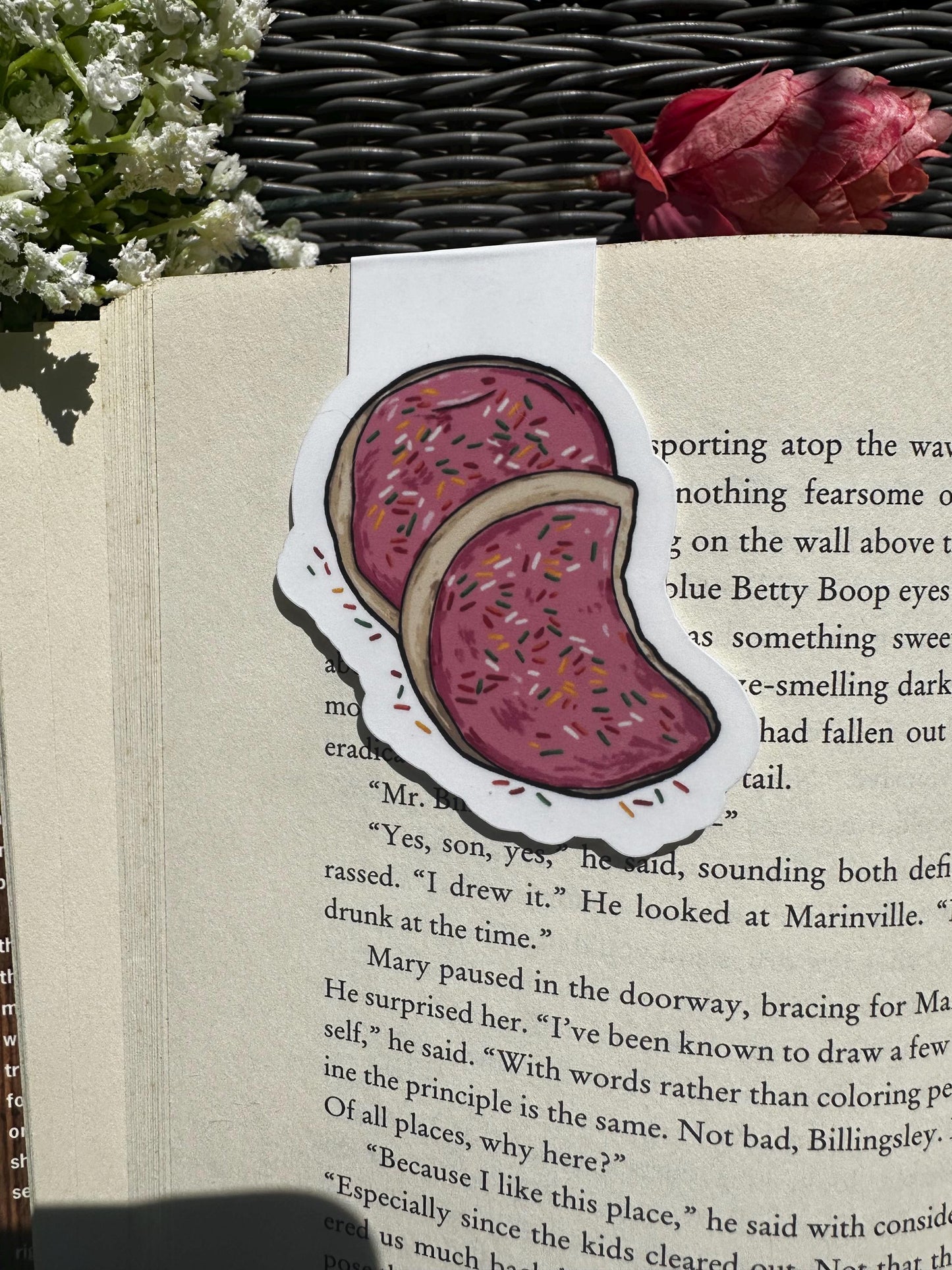 Sugar Cookie Magnetic Bookmark, Bookmark, Halloween Themed, Book Accessories, Gift For Reader, Planner Accessories