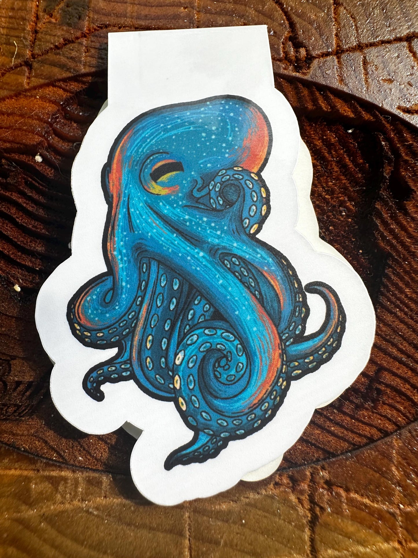 Colorful Octopus Magnetic Bookmark, Bookmark, Sea Creature Themed, Book Accessories, Gift For Reader, Planner Accessories