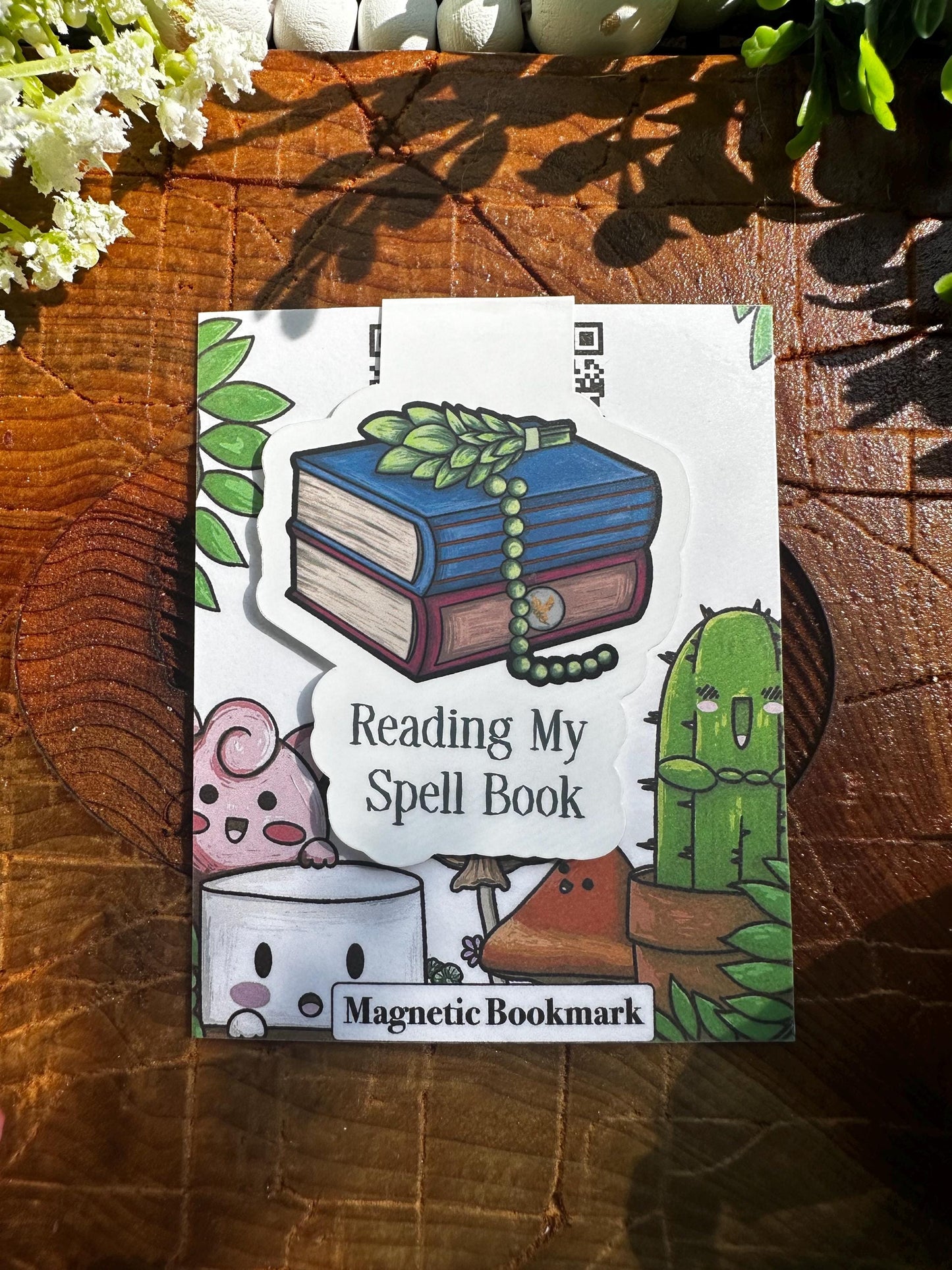 Fun Spelbook Magnetic Bookmark, Bookmark, Halloween Themed, Book Accessories, Gift For Reader, Planner Accessories