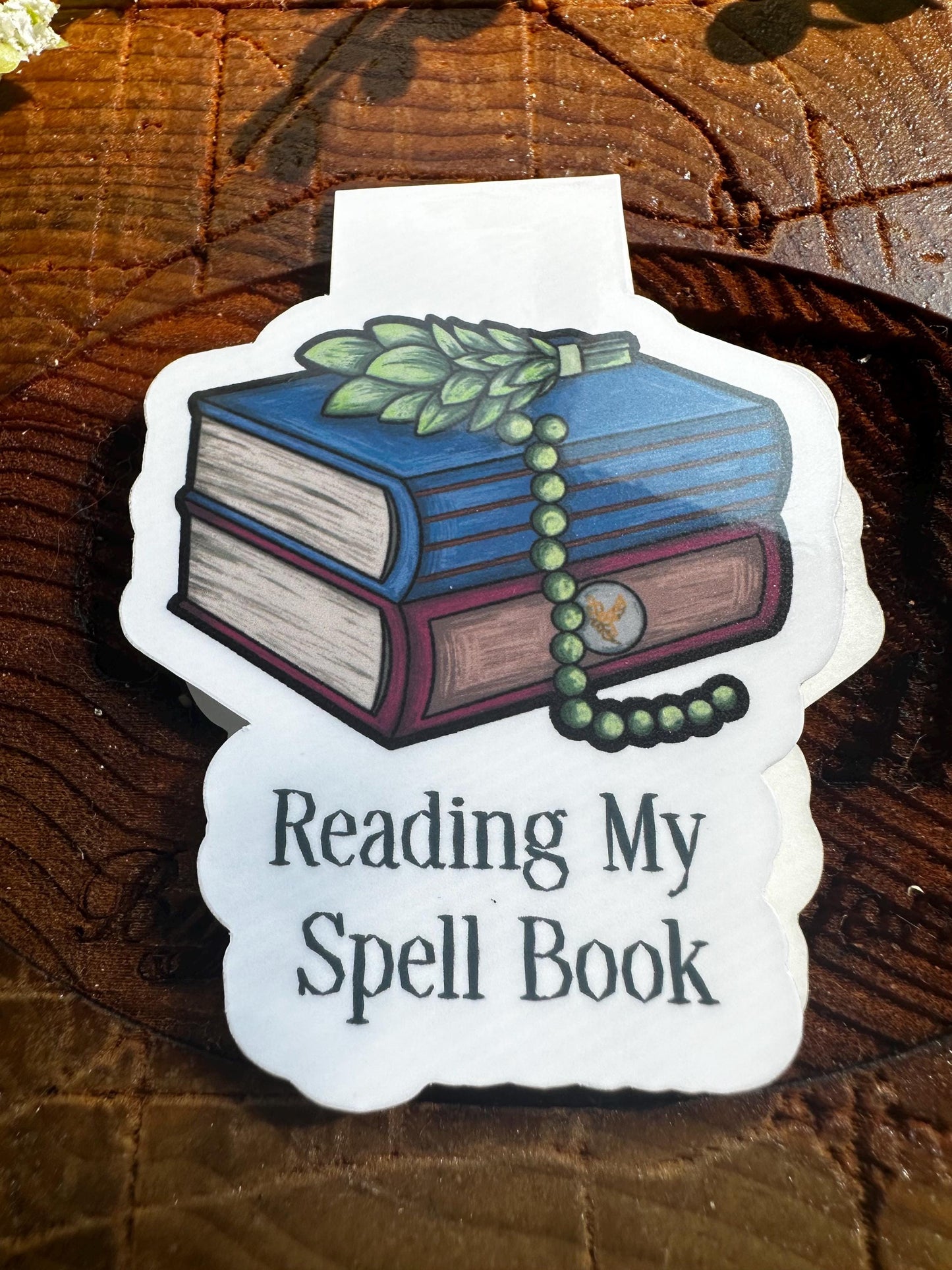 Fun Spelbook Magnetic Bookmark, Bookmark, Halloween Themed, Book Accessories, Gift For Reader, Planner Accessories