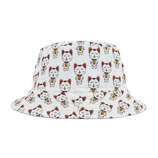 Cute Cat Bucket Hat for Cat Lovers, Fun Sun Protection Hat, Gift for Pet Owners, Festival Accessories, Summer Hat